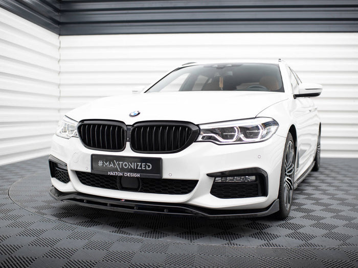BMW 5 M-Pack G30 / G31 Front Splitter V.3 - Maxton Design