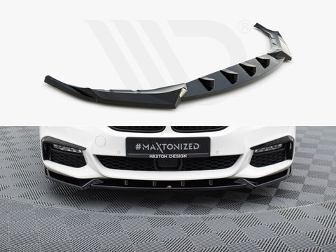 BMW 5 M-Pack G30 / G31 Front Splitter V.4 - Maxton Design