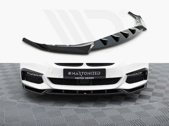 BMW 5 M-Pack G30 / G31 Front Splitter V.4 - Maxton Design