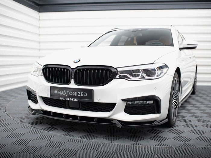 BMW 5 M-Pack G30 / G31 Front Splitter V.4 - Maxton Design