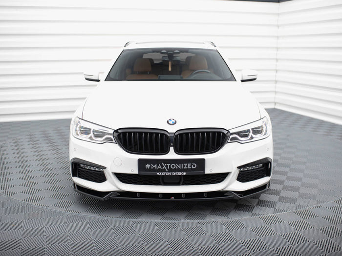 BMW 5 M-Pack G30 / G31 Front Splitter V.4 - Maxton Design