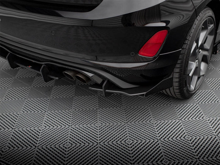 Maxton Design - STREET PRO REAR DIFFUSER(+FLAPS) FORD FIESTA MK8/8.5 ST (2018-2024)