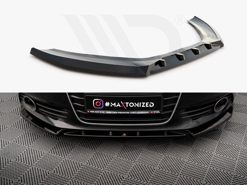 Audi A6 C7 Front Splitter V.2 - Maxton Design