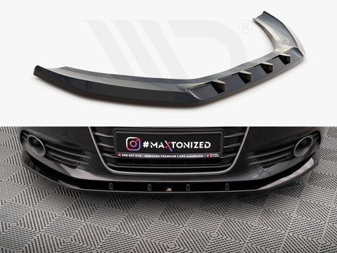 Audi A6 C7 Front Splitter V.3 - Maxton Design