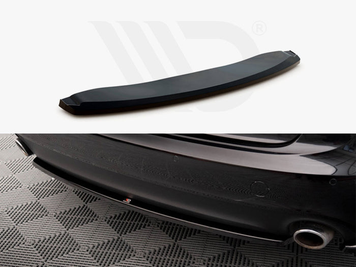 Audi A6 Avant C7 Central Rear Splitter - Maxton Design