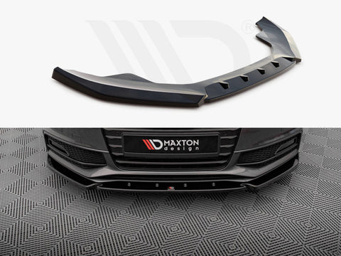 Audi A4 S-Line / S4 B8 Facelift Front Splitter V.3 - Maxton Design