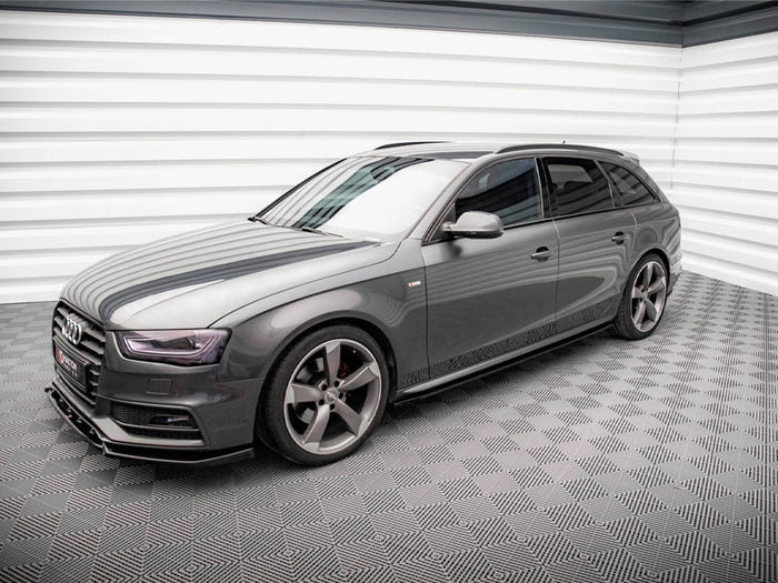 Audi A4 / A4 S-Line / S4 B8 Side Skirts Diffusers V.2 - Maxton Design