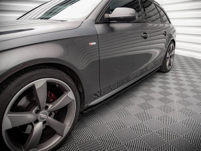 Audi A4 / A4 S-Line / S4 B8 Side Skirts Diffusers V.2 - Maxton Design