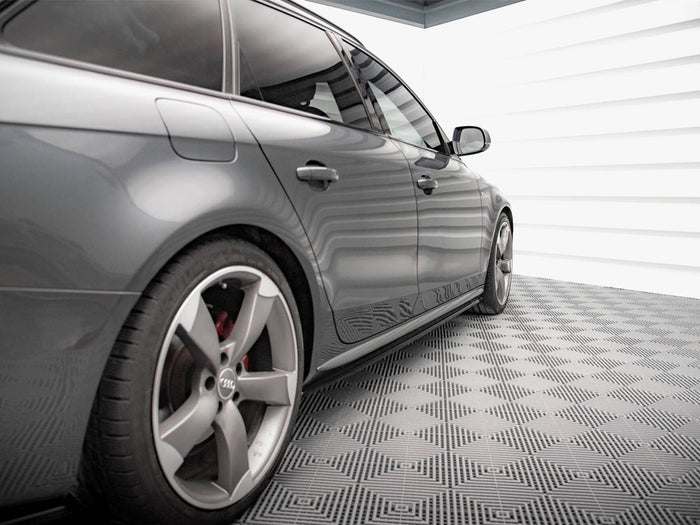 Audi A4 / A4 S-Line / S4 B8 Side Skirts Diffusers V.2 - Maxton Design