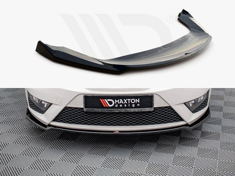 Front Splitter V.1 Seat Ibiza FR SC Mk4 Facelift - Maxton Design