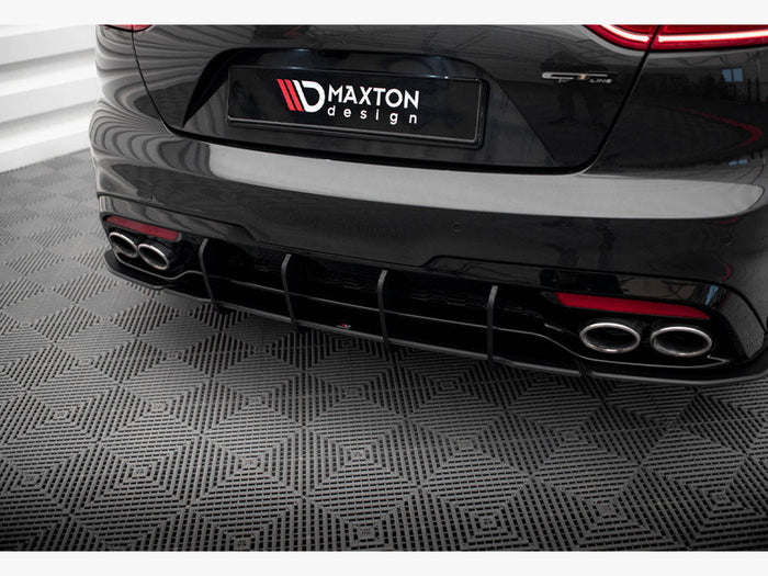 Maxton Design - STREET PRO REAR DIFFUSER V.1 KIA STINGER GT-LINE MK1