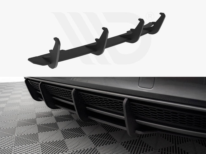 Maxton Design - Street PRO Rear Diffuser Audi A4 S-Line B8 Facelift