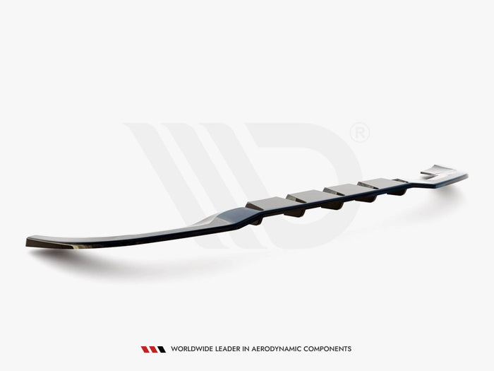 Rear Splitter (Vertical Bars) Mercedes-Benz A Hatchback AMG Line W177 - Maxton Design