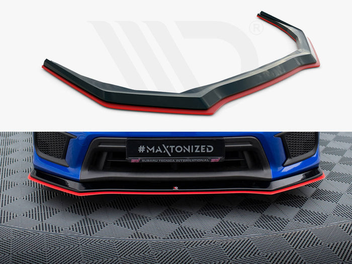 Subaru WRX STI Mk1 Facelift Front Splitter V.1 - Maxton Design