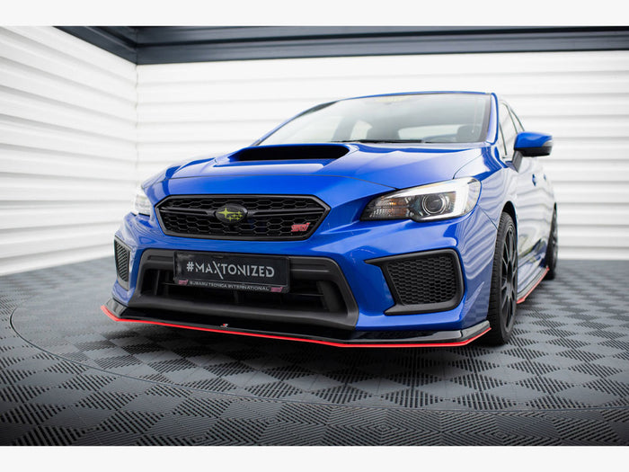 Subaru WRX STI Mk1 Facelift Front Splitter V.1 - Maxton Design