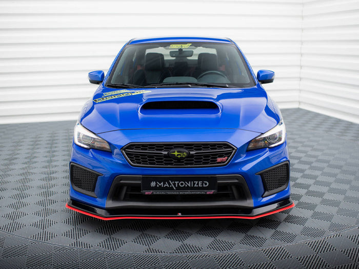 Subaru WRX STI Mk1 Facelift Front Splitter V.1 - Maxton Design