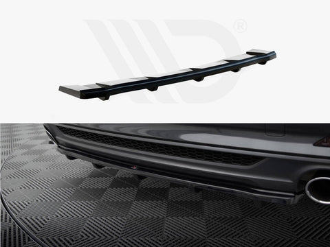 Maxton Design - Central Rear Splitter (Vertical Bars) Audi A5 S-Line F5 Coupe / Sportback