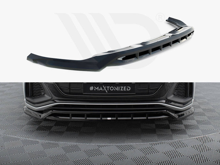 Audi SQ8 / Q8 S-Line Mk1 Front Splitter V.2 - Maxton Design