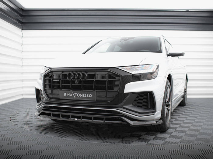 Audi SQ8 / Q8 S-Line Mk1 Front Splitter V.2 - Maxton Design