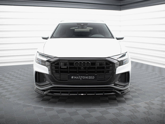 Audi SQ8 / Q8 S-Line Mk1 Front Splitter V.2 - Maxton Design