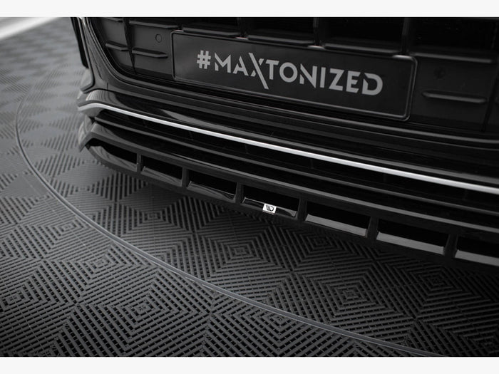 Audi SQ8 / Q8 S-Line Mk1 Front Splitter V.2 - Maxton Design