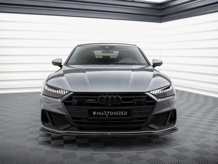 Maxton Design - Front Splitter V.1 Audi A7 S-Line C8 / S7 C8 / C8 Facelift / S7 Facelift