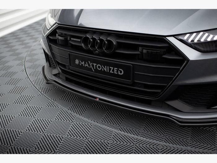 Maxton Design - Front Splitter V.1 Audi A7 S-Line C8 / S7 C8 / C8 Facelift / S7 Facelift