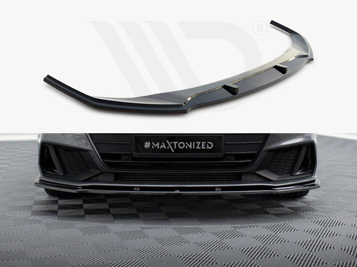 Maxton Design - FRONT SPLITTER V.2 AUDI S7 C8/ A7 S-LINE C8 SPORTBACK