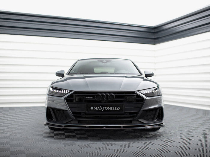 Maxton Design - FRONT SPLITTER V.2 AUDI S7 C8/ A7 S-LINE C8 SPORTBACK