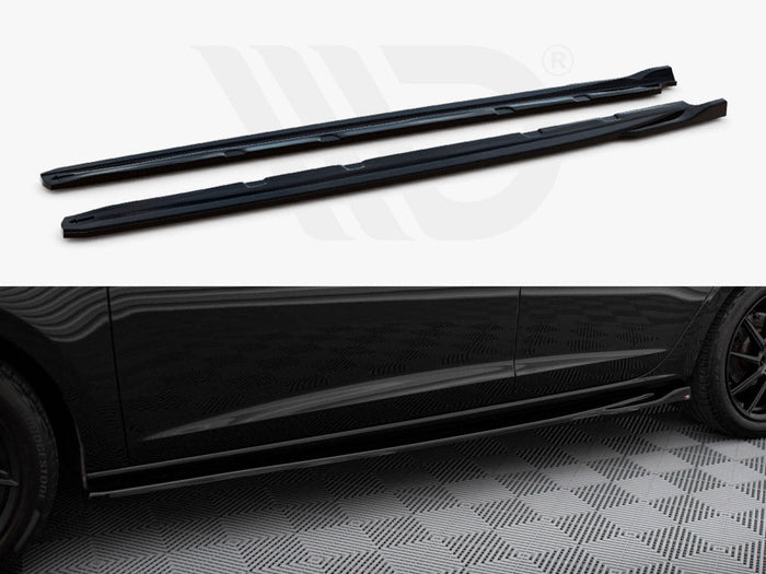 Maxton Design - SIDE SKIRTS SPLITTERS V4 SEAT LEON CUPRA/ FR MK3 FACELIFT (2017-2019)