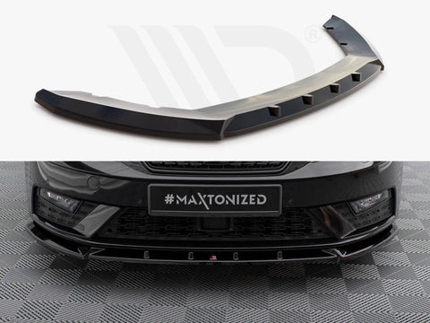 Front Splitter V.1 Seat Leon Mk3 Facelift - Maxton Design