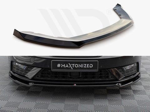 Front Splitter V.2 Seat Leon Mk3 Facelift - Maxton Design