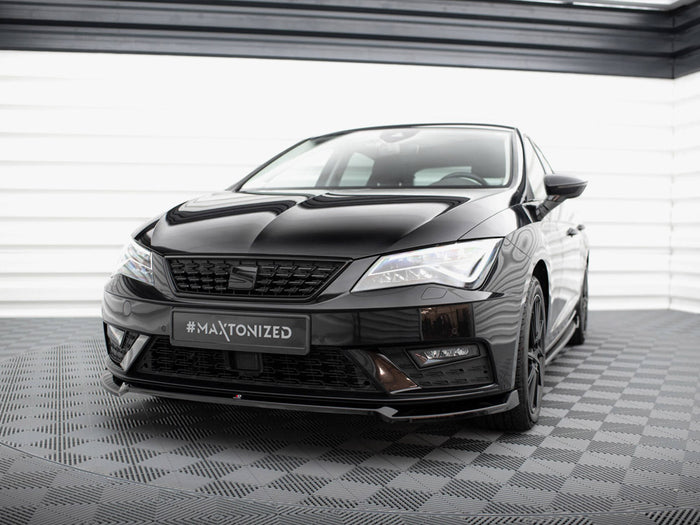 Front Splitter V.2 Seat Leon Mk3 Facelift - Maxton Design