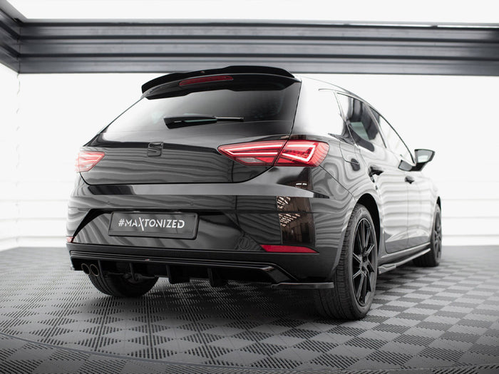 Rear Side Splitters V.2 Seat Leon Hatchback Mk3 Facelift - Maxton Design