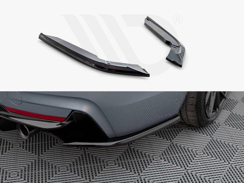 BMW 4 Coupe / Gran Coupe M-Sport F32 / F36 Rear Side Splitters V.4 - Maxton Design