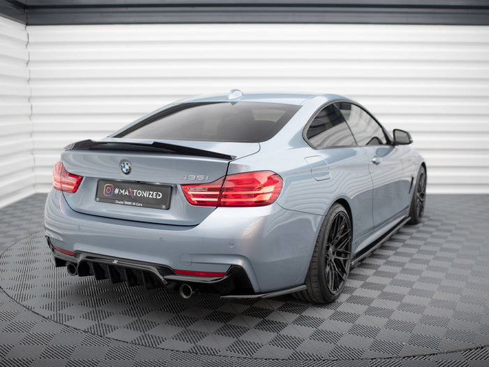BMW 4 Coupe / Gran Coupe M-Sport F32 / F36 Rear Side Splitters V.4 - Maxton Design