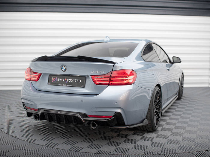 BMW 4 Coupe / Gran Coupe M-Sport F32 / F36 Rear Side Splitters V.5 - Maxton Design