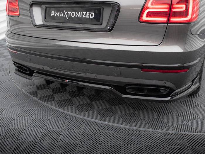 Bentley Bentayga Mk1 Central Rear Splitter (Vertical Bars) - Maxton Design