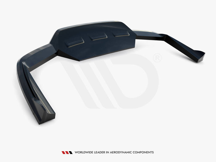 Bentley Bentayga Mk1 Central Rear Splitter (Vertical Bars) - Maxton Design