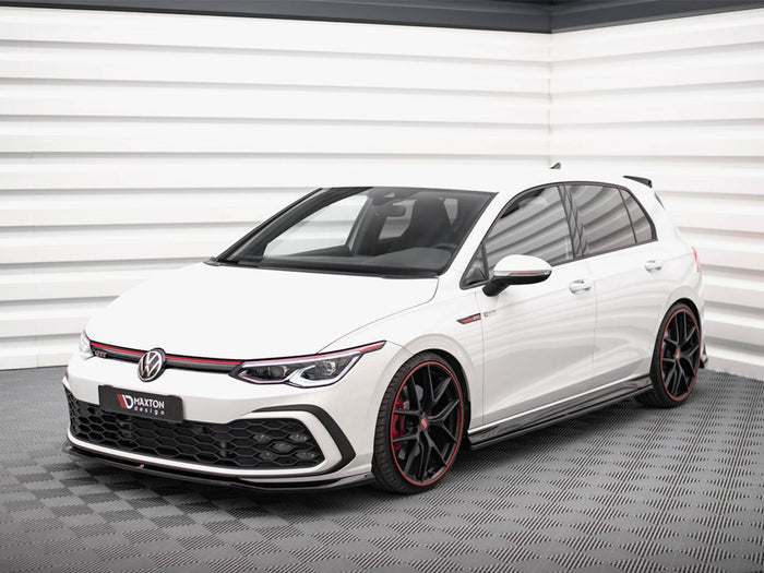 Volkswagen Golf GTI / GTE / GTI Clubsport / R-Line Mk8 Side Skirts Diffusers V.4 - Maxton Design