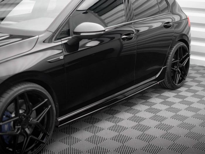 Volkswagen Golf R Mk8 Side Skirts Diffusers V.3 - Maxton Design