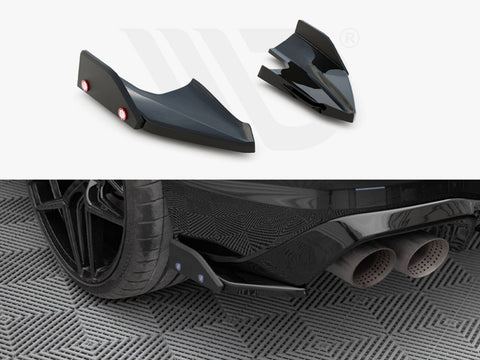 Volkswagen Golf R Mk8 Rear Side Splitters V.5 + Flaps - Maxton Design