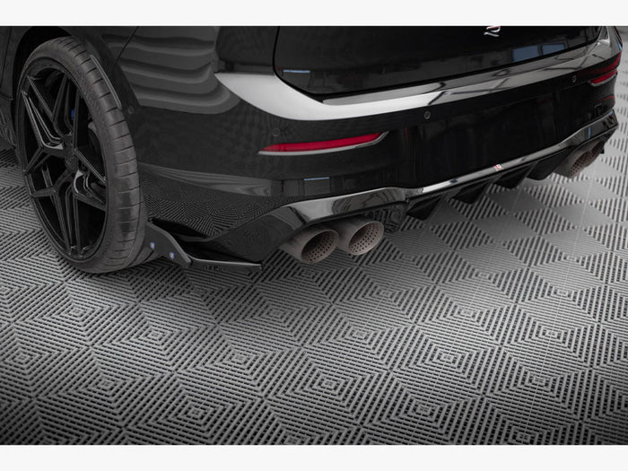 Volkswagen Golf R Mk8 Rear Side Splitters V.5 + Flaps - Maxton Design