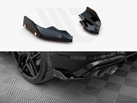 Volkswagen Golf R Mk8 Rear Side Splitters V.6 + Flaps - Maxton Design