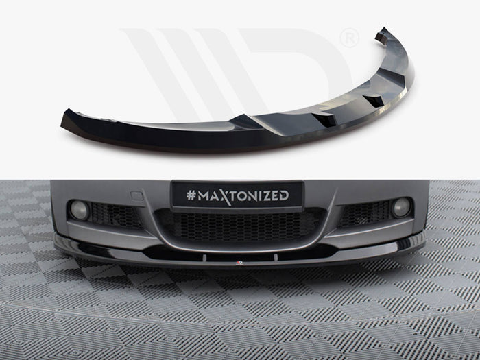 BMW 1 M-Pack E82 Front Splitter V.2 - Maxton Design