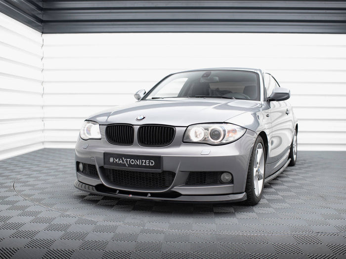 BMW 1 M-Pack E82 Front Splitter V.2 - Maxton Design