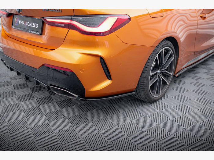 BMW 4 M440i G22 / G23 / G22 Facelift / G23 Facelift Rear Side Splitters V.1 - Maxton Design