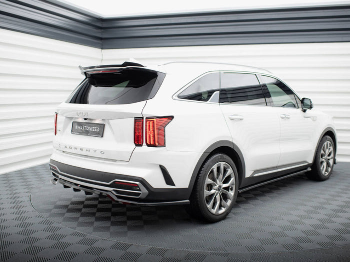 Kia Sorento Mk4 Central Rear Splitter (Vertical Bars) - Maxton Design