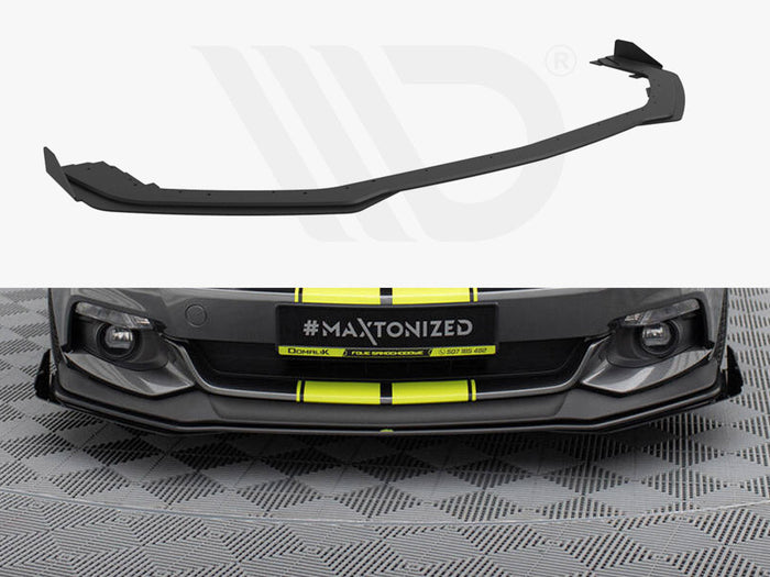 Maxton Design - Street PRO Front Splitter + Flaps Ford Mustang GT Mk6