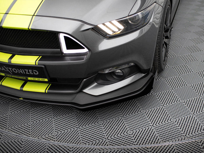 Maxton Design - Street PRO Front Splitter + Flaps Ford Mustang GT Mk6